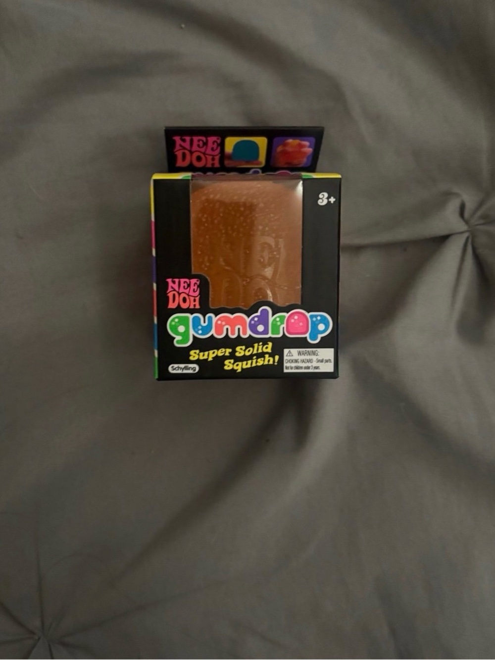 NeeDoh Gumdrop Super Solid Squish! Toy - Orange